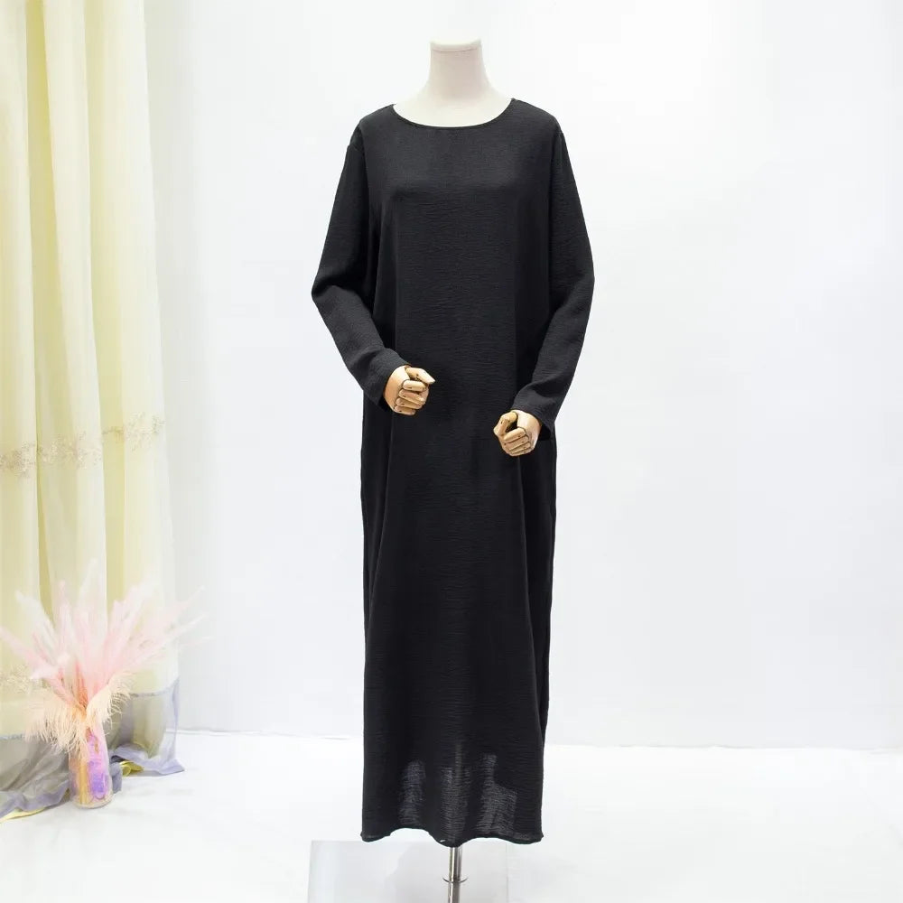 Inner dress (long sleeve) White,Black,Khaki