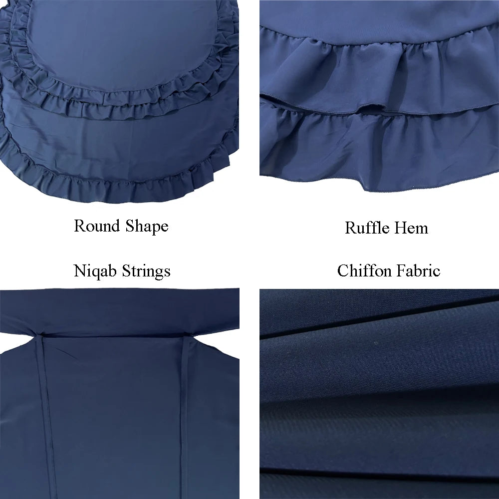 2-Layer Ruffle Khimar