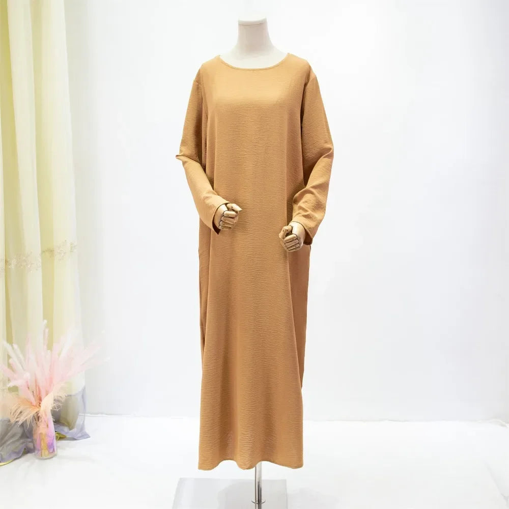 Inner dress (long sleeve) White,Black,Khaki